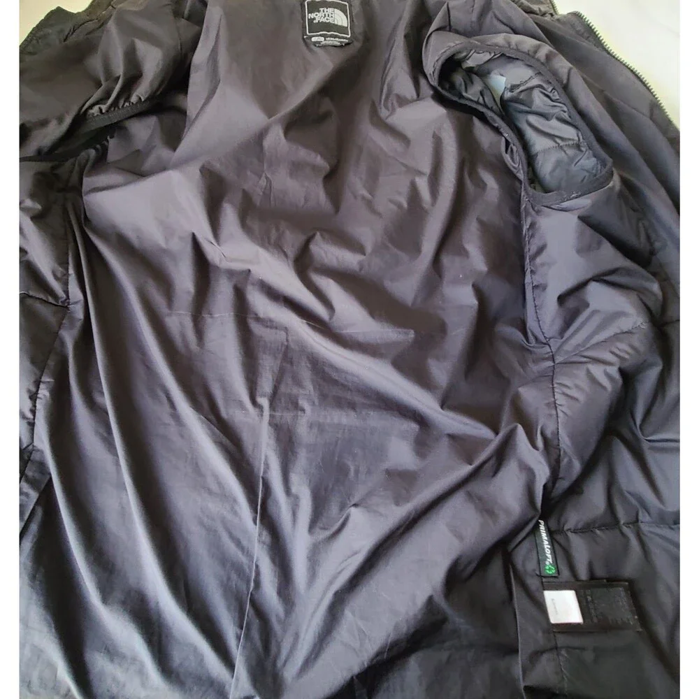 The North Face Primaloft Insulated Vest Men's Large Black Full Zip Puffer